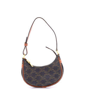 Celine Mini Ava Bag Triomphe Coated Canvas